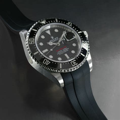 rolex rubber strap|rolex watches with rubber strap.